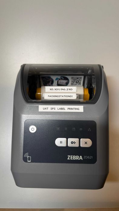 Zebra ZD621 Industrial Label Printer – Ca nouă – Alimentator inclus ...