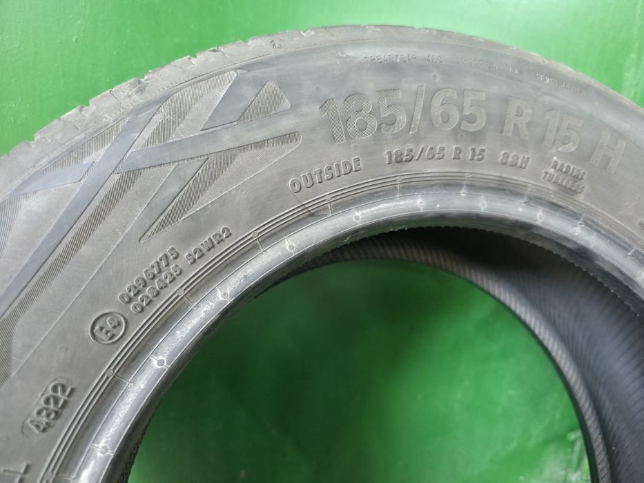 2 бр. гуми Continental 185/65/15 и 2 бр. гуми 185/65/14