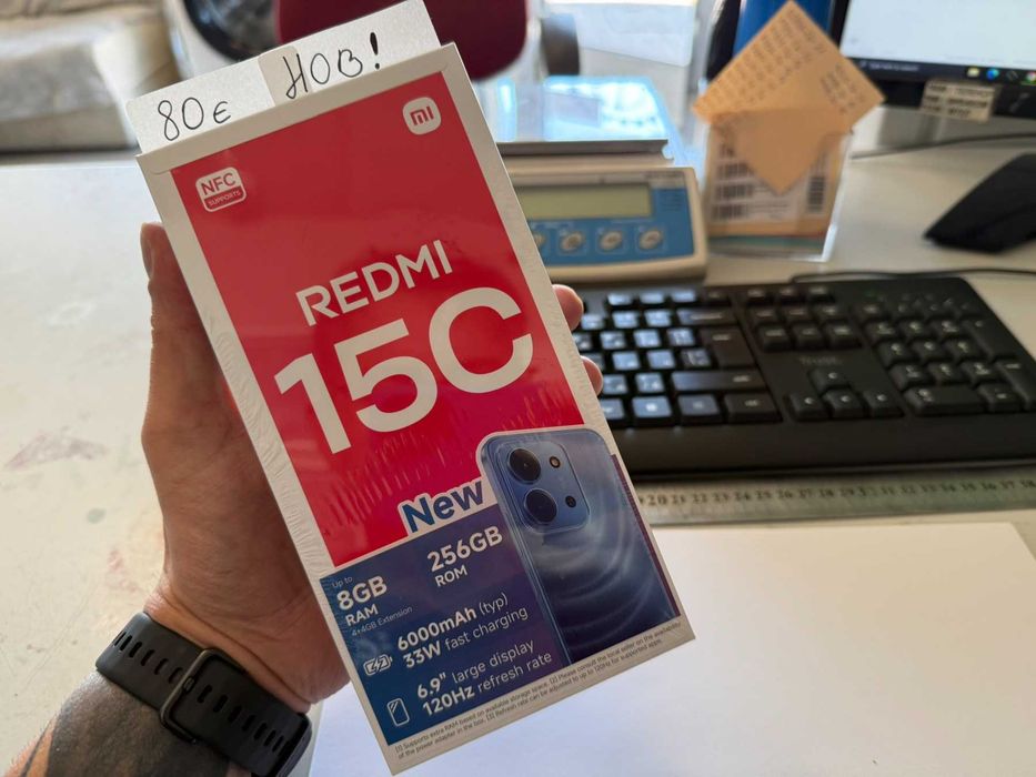 Мобилен телефон Redmi 15C НОВ!
