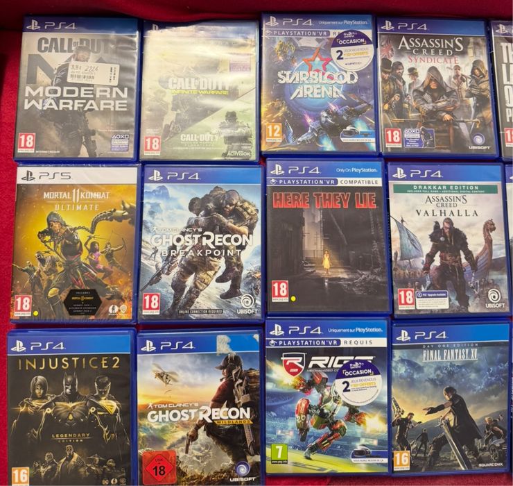 Vand pachet  jocuri ps4 ps5