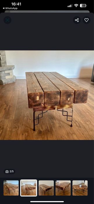 Ofer spre vanzare 2 mese din lemn masiv