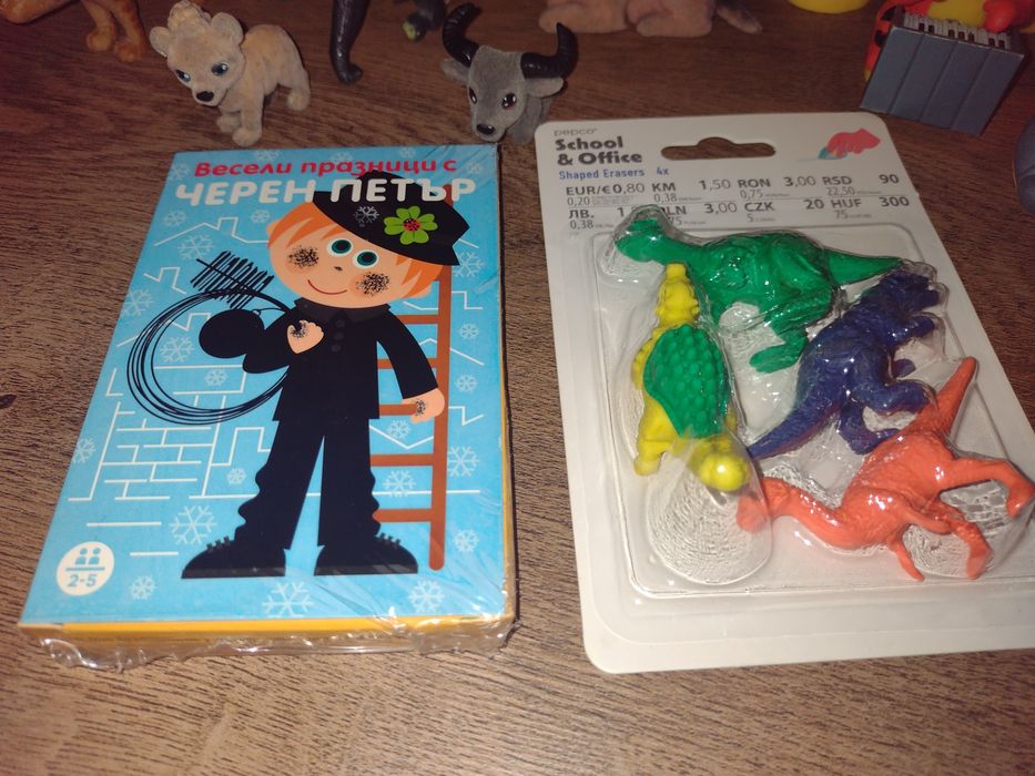 Детски забавни фигурки с животни 27 бр +нови карти Ч.Петър.