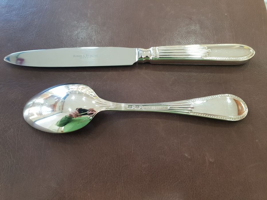 Сребърни прибори за хранене фирма Робе Беркинг, нови