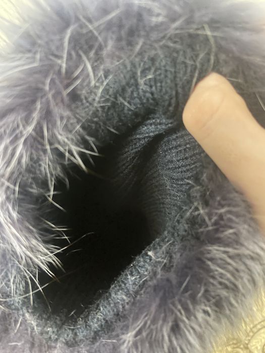 шапка из чернобурки