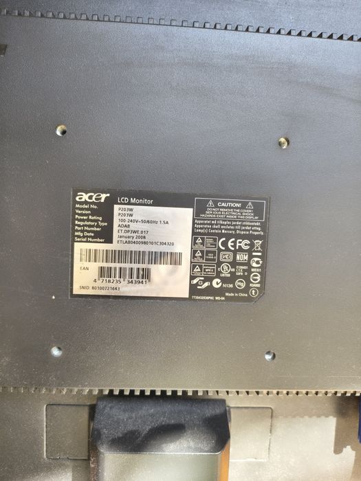 Монитор за компютър Acer