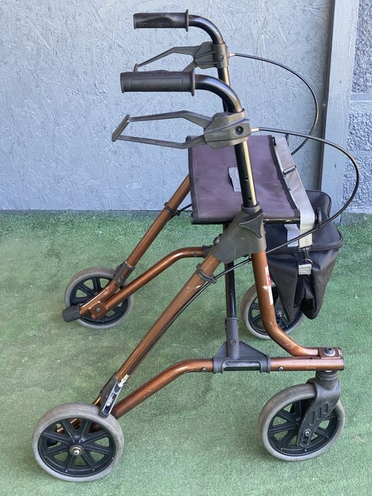 Cadru caruț cu roti aluminiu rolator handicap batrani