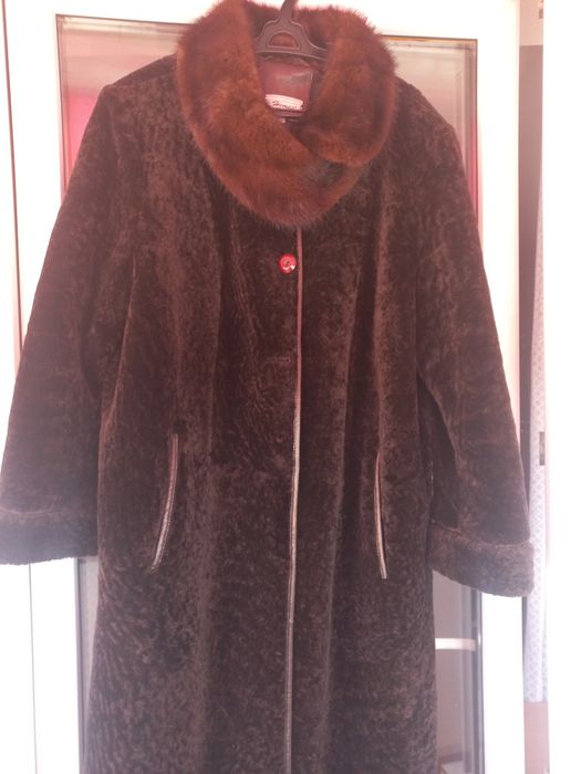 Шуба, мутоновая, облегченная