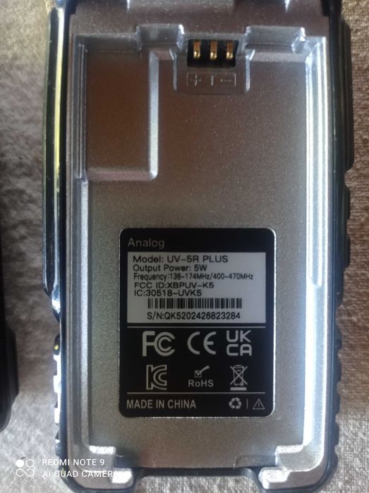 Радио QUANSHENG walkie talkie радиостанция