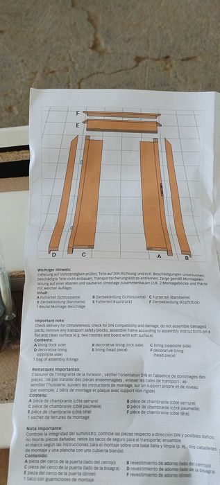 Tocuri de uși interior albe