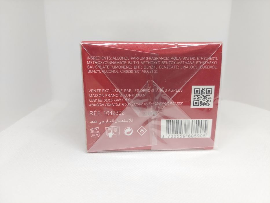 Parfum Baccarat rouge 540, 70 ml premium