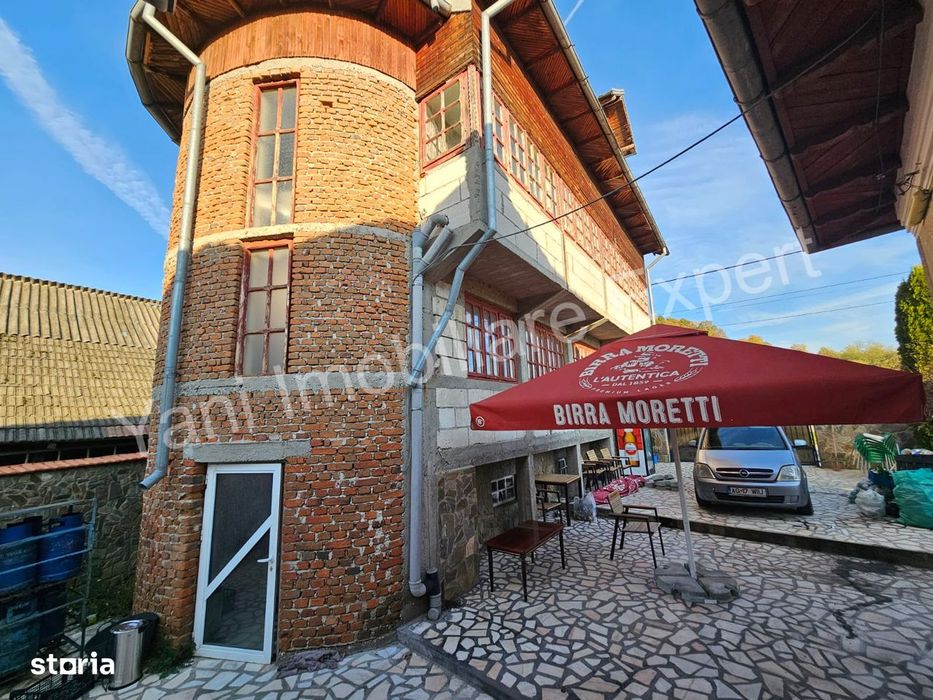 Casă + spațiu comercial de vânzare în comuna Băiculești, județ Argeș.
