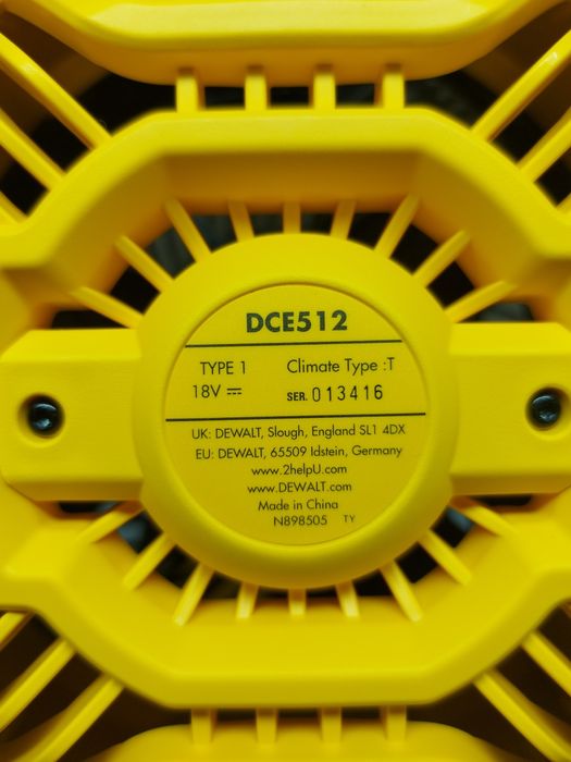 Мощен акумулаторен вентилатор DEWALT DCE512N
