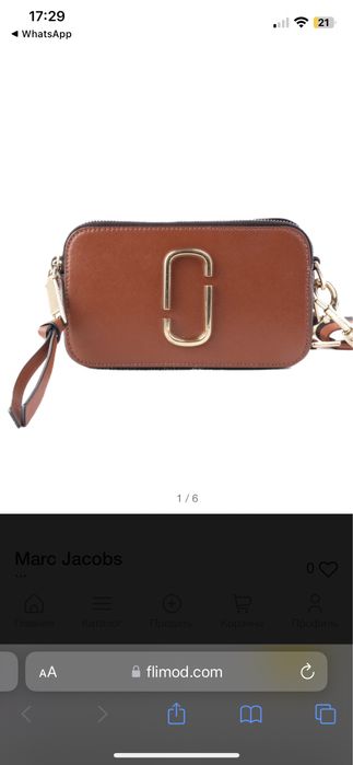 Marc jacobs сумка через плечо