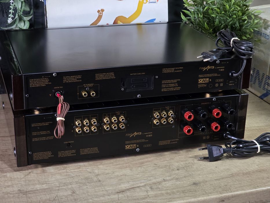 Sistem audio FINEARTS, amplificator A-903, radio tuner T-903, hi-end , varf de serie,hifi stereo, impecabile