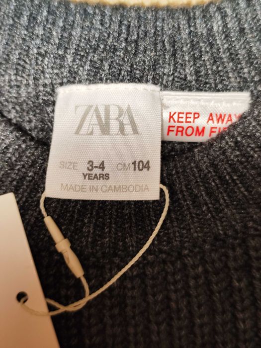 15лв Пролетна ПРОМОЦИЯ! ZARA, НОВ детски пуловер