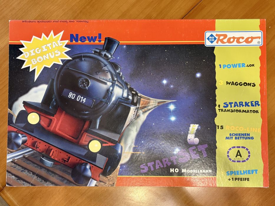 Стартов комплект влакче H0 1:87 с парен локомотив BR 98 влак Roco Piko