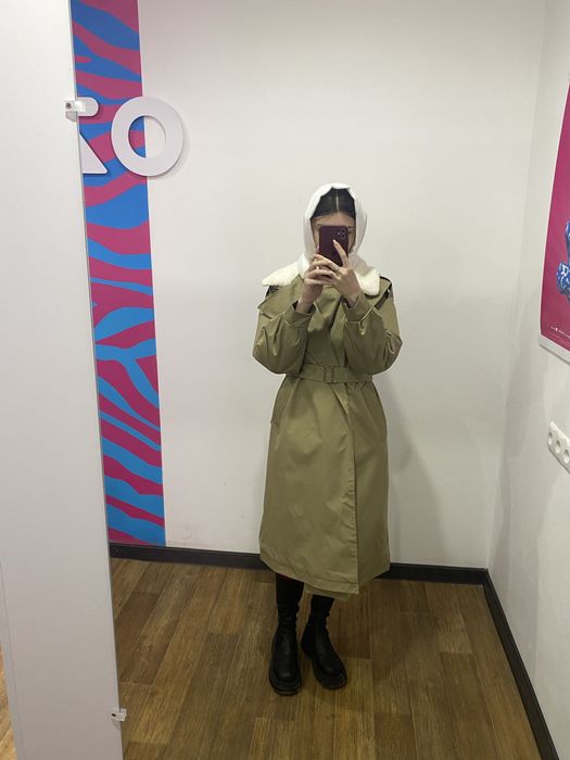 Продается утепленный тренч!