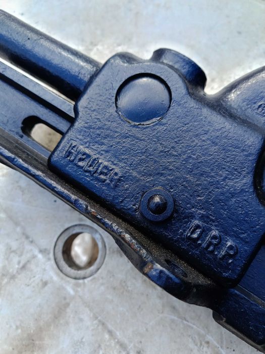 Немско стоманено менгеме - 18 кг. "HEUER" отлично състояние