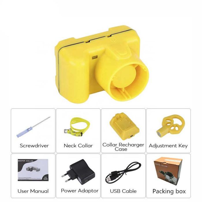 Beeper dog нашийник за ловно куче презареждаща батерия водоустойчив