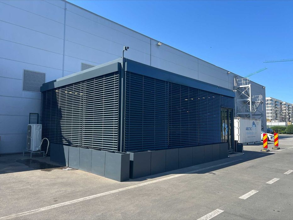 Jardiniere ghivece dreptunghiulare reglabile din tabla H 80 cm