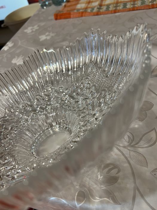 Хрустальное блюдо 2 шт набор