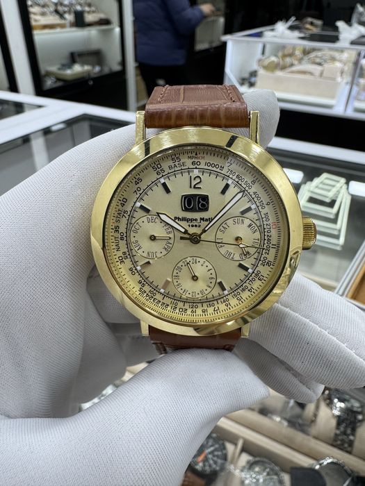 Золотые Часы Phillipe Matie 750пробы