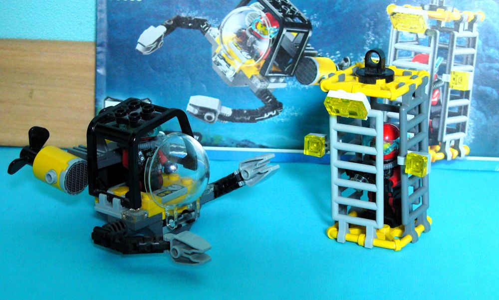 LEGO® City 60095 Дълбоководен изследователски кораб+60092+600991