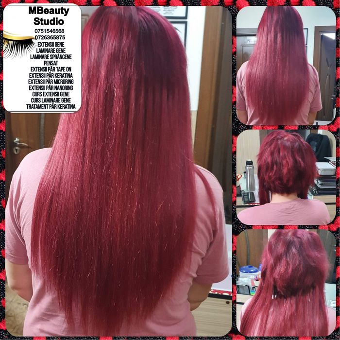 Extensii gene, par, laminare gene, curs gene, tratament Keratina par