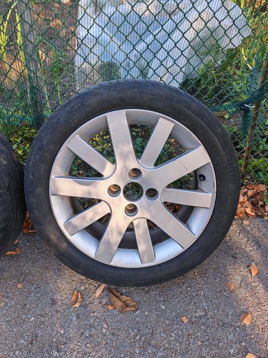 Пежо Peugeot оригинални джанти 17" 7J 4X108 ET26 летни гуми 225x45x17