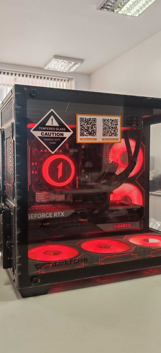 Мощнo Геймърско РС Intel I7 13700F/32Gb D5/1TB SSD/GB 4060TI/Гаранция