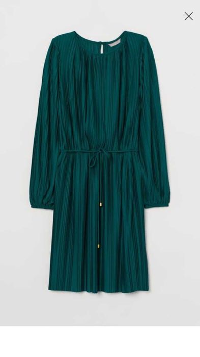 Изчерпан модел онлайн- елегантна рокля солей H&M в два цвята