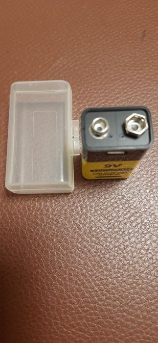 Литий-ионный аккумулятор  6F22 с USB,  9 Вольт
