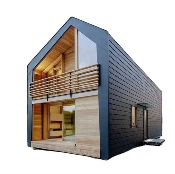 KIT casa moderna pe structura lemn din panouri SIP