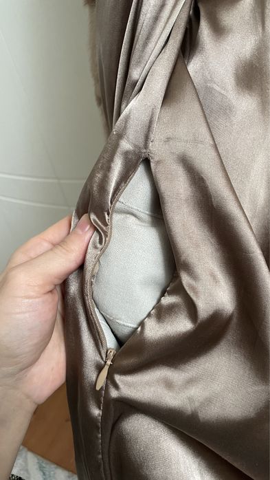 Норковая шуба с капюшоном