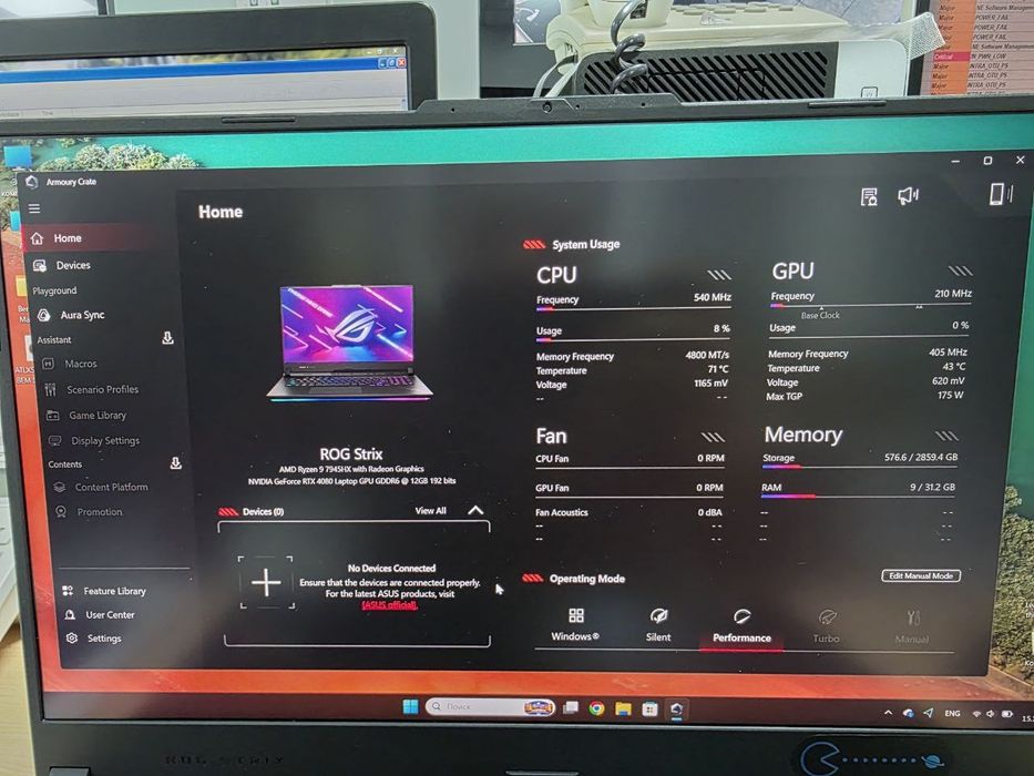 Asus Rog Strix Scar 17.3 Rtx 4080 игровой Ноутбук