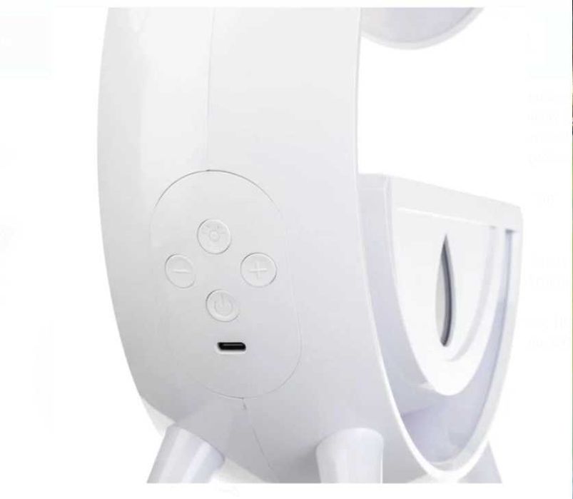 Led лампа с овлажнител дифузер с тонколона и Bluetooth 23х23х8 см.USB