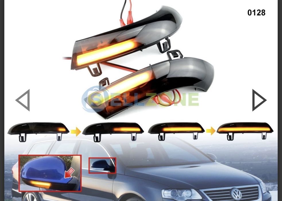Бягащи мигачи за golf 5 passat 6 jetta sharan