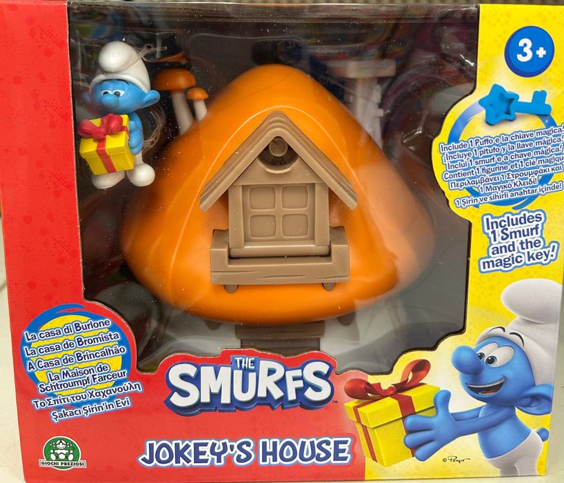 Ștrumfi ! Căsuța Ștrumfului Poznaș care face cadouri surpriză
