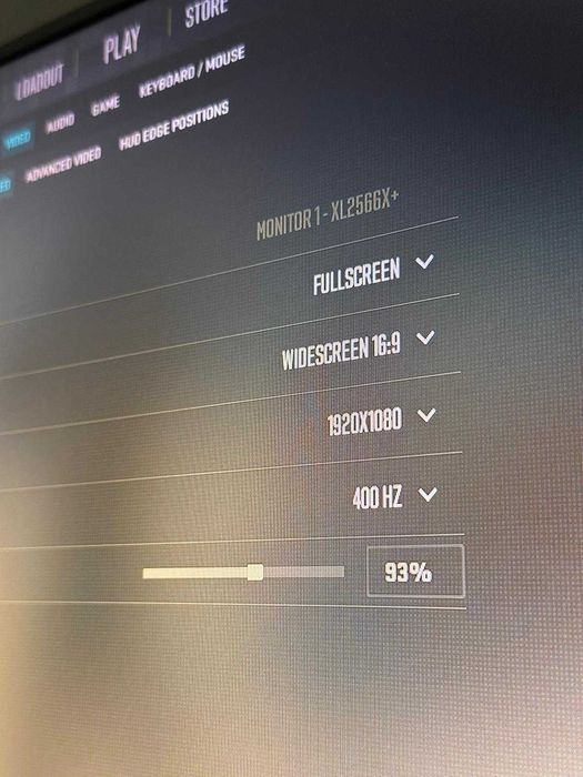 BENQ Zowie XL2566X+ 400Hz in GARANTIE