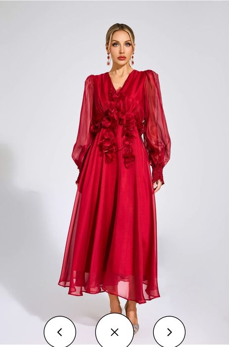 Рокля (червена) официална