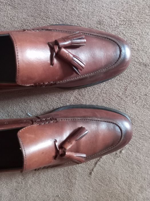 Мъжки кожени мокасини, Zara