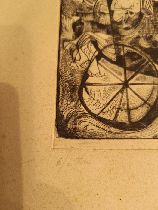 Tablou grafic Geta Brătescu