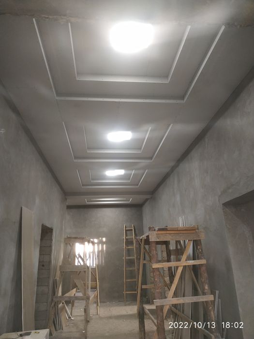 Монтаж гипсокартона