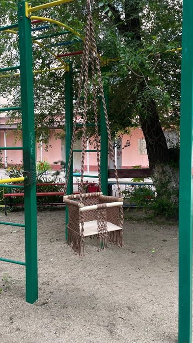 Кресло-макраме для малышей