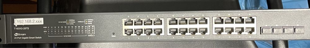 Tplink Switch cu 24x porturi Gigabit / Model T1600G-28TS