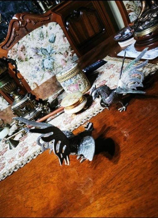 Vand doi cocosi metalici in lupta