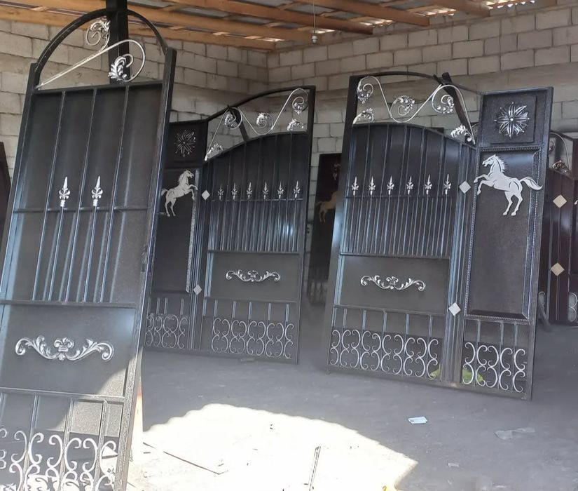 Ворота готовые..