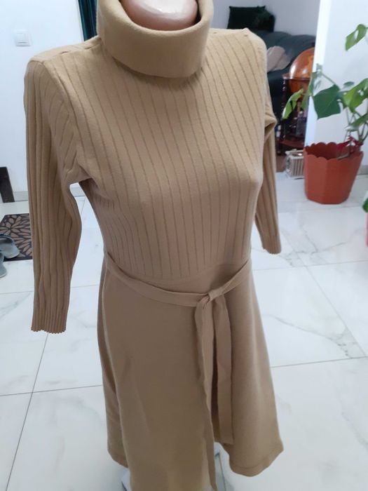 Rochita tricotata lână m, cafea cu lapte