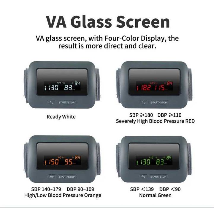 Електронен сфигмоманометър, апарат за кръвно налягане за ръка, 7 в 1