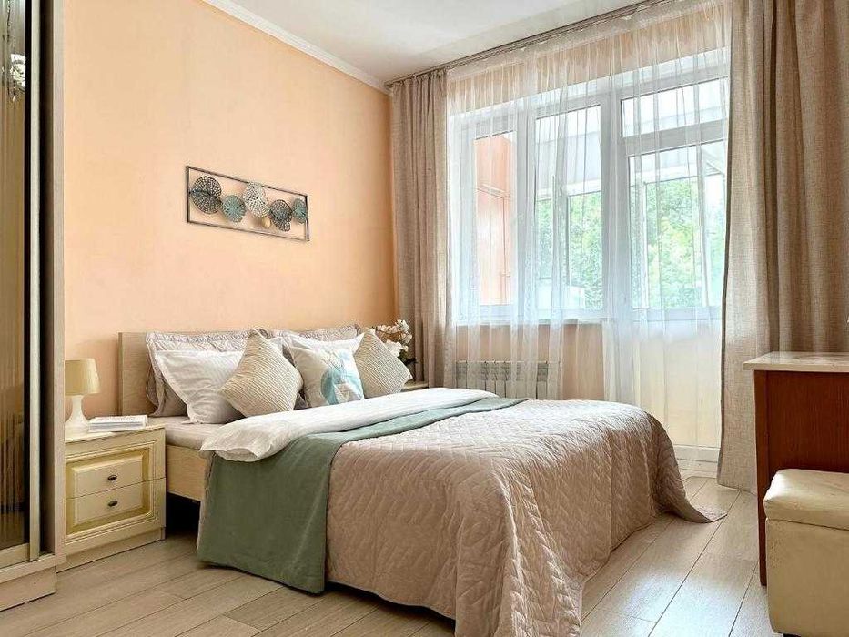 3-ком квартира Bayhouse в ЖК Верный для 8-х гостей